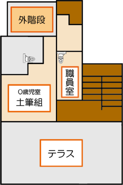 あけぼの保育園 3階略図